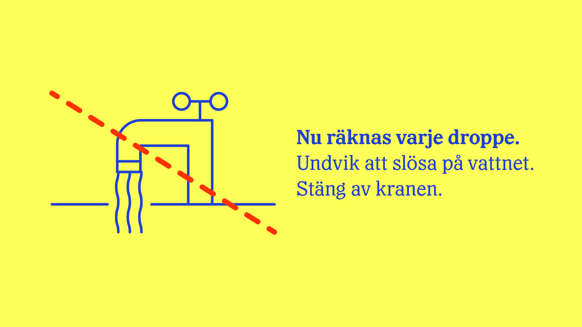 vattenbrist - liggande format