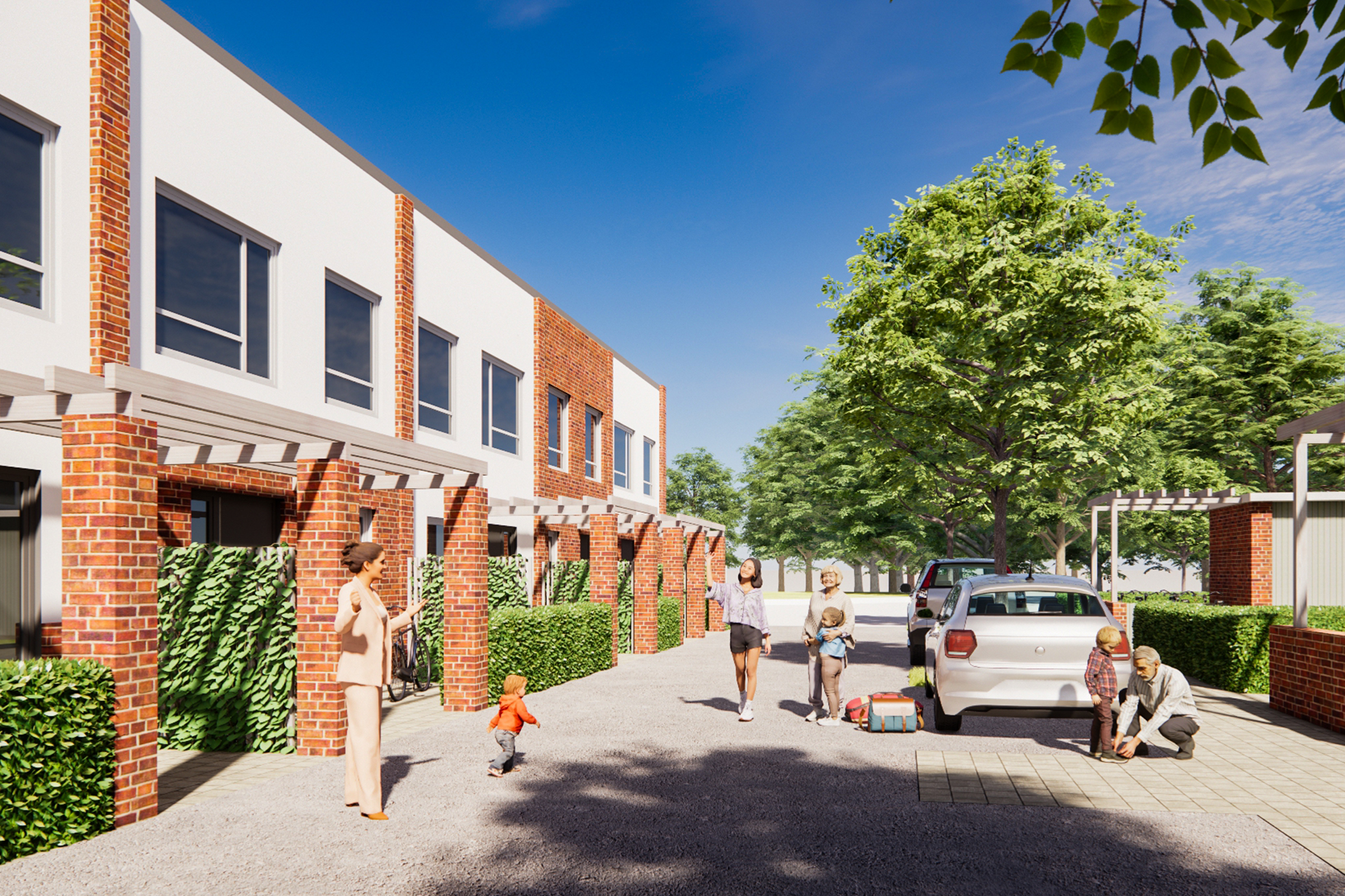 Grönkulla etapp 4 nya radhus