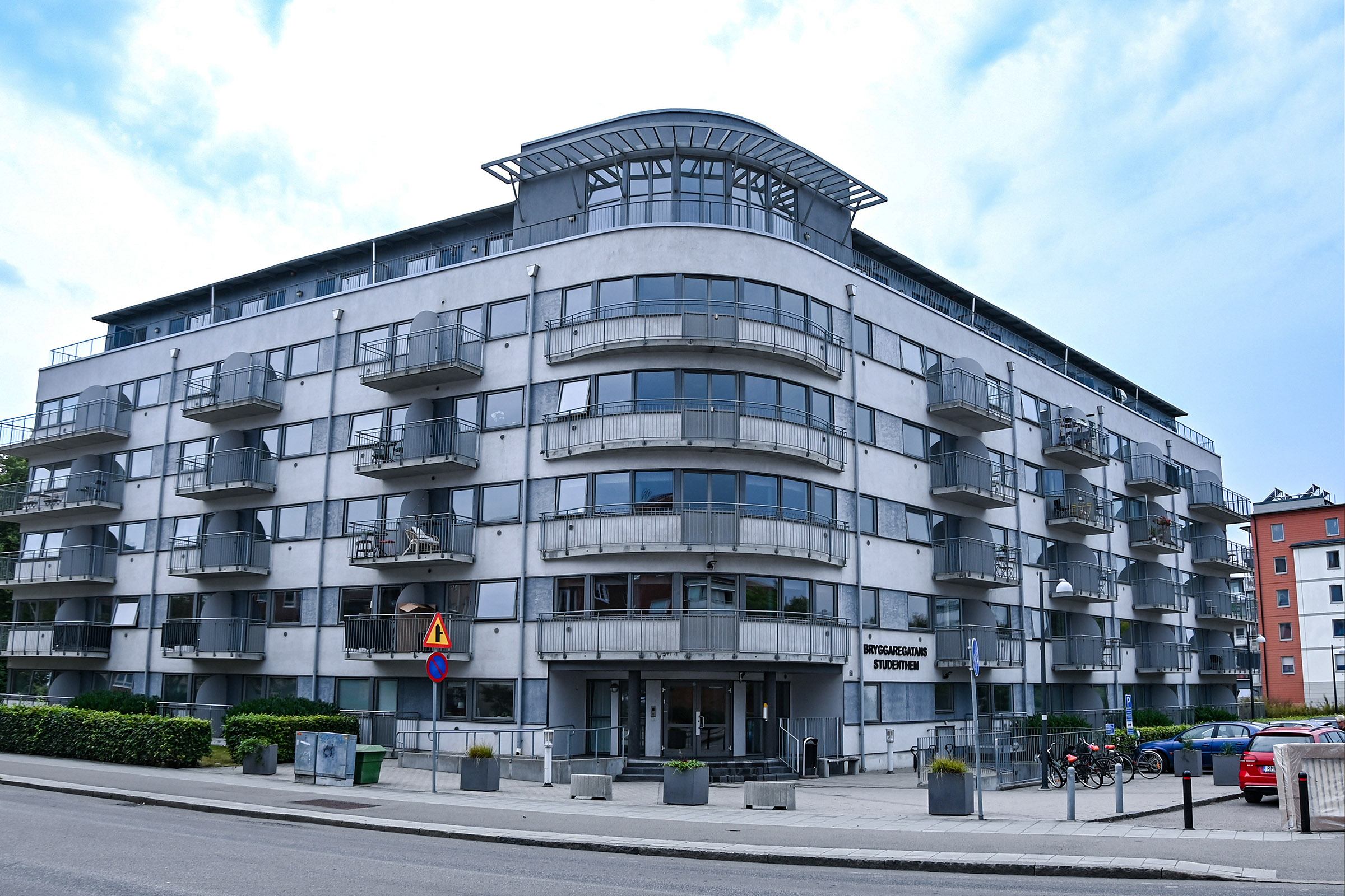 Bryggaregatans studenthem exteriör