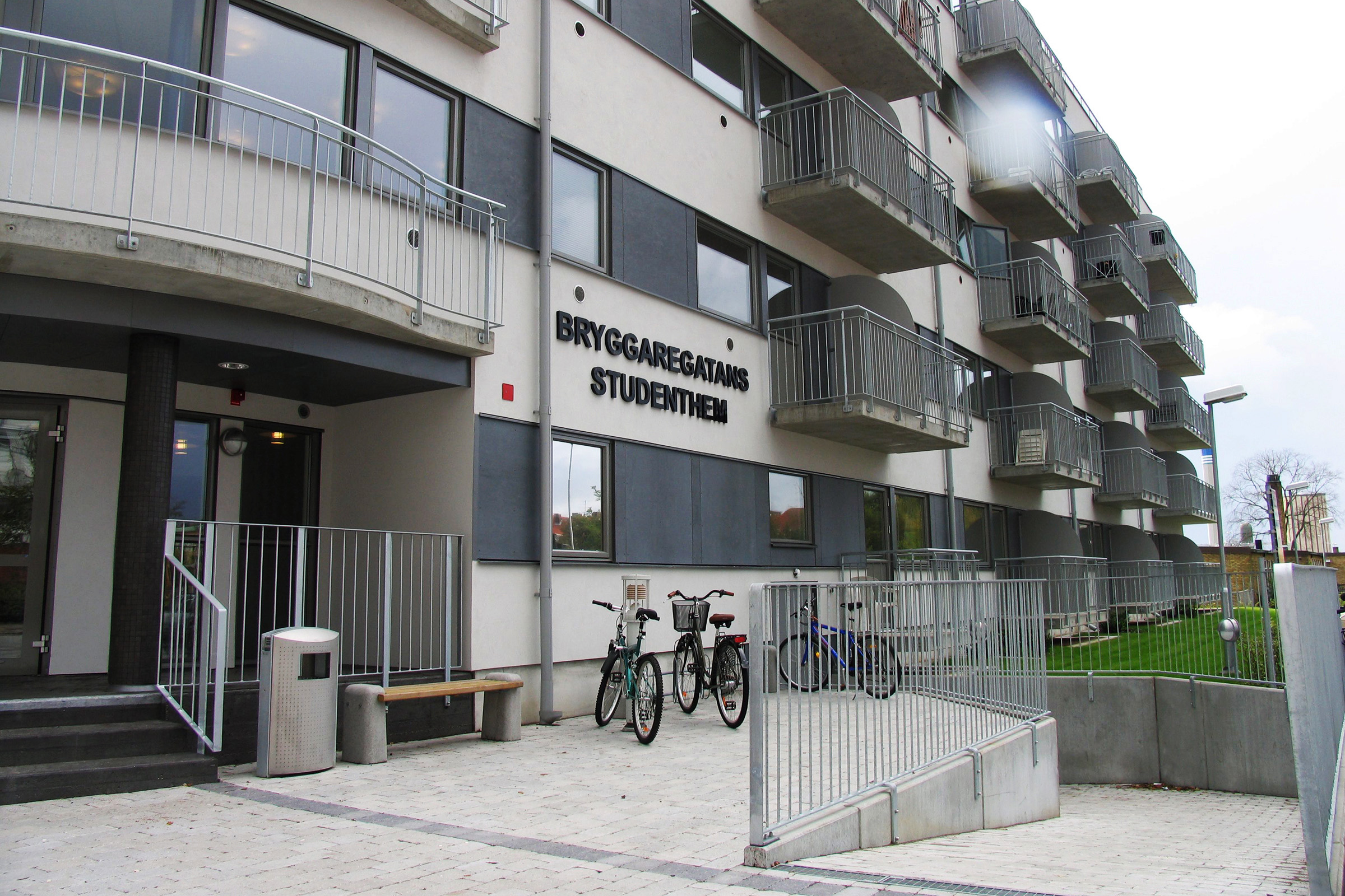 Bryggaregatans studenthem exteriör