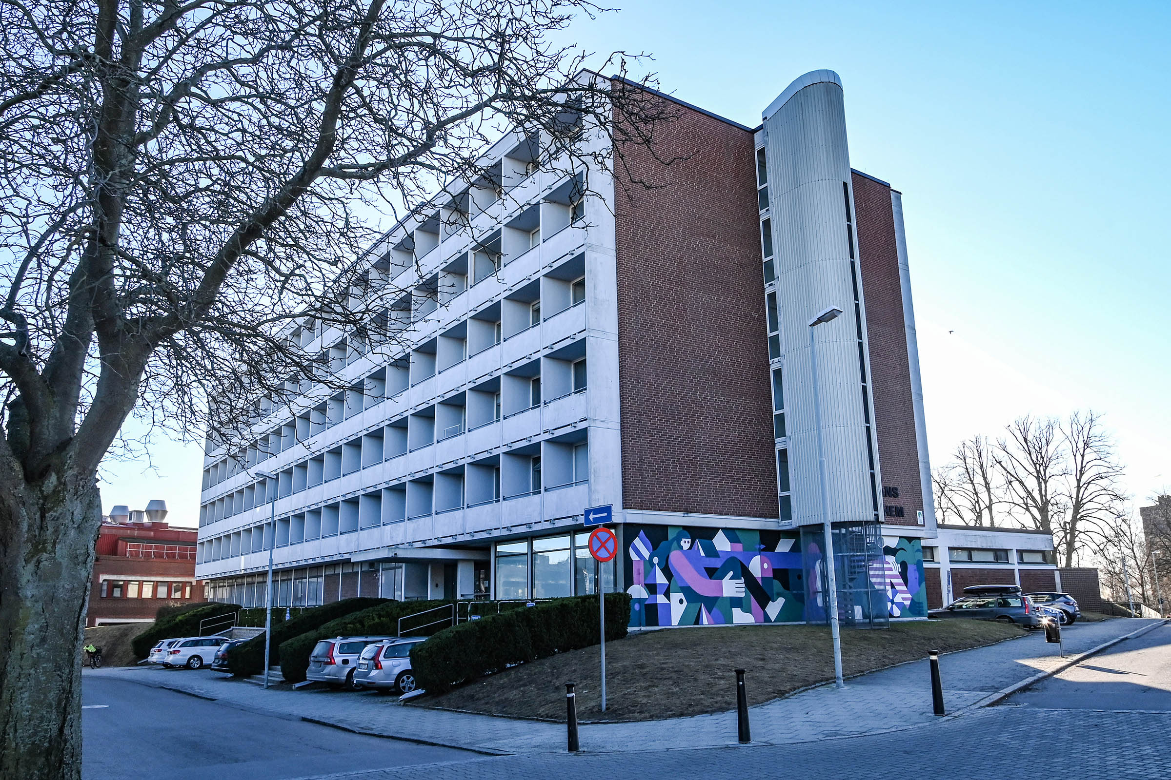 Vallgatans studentboende exteriör