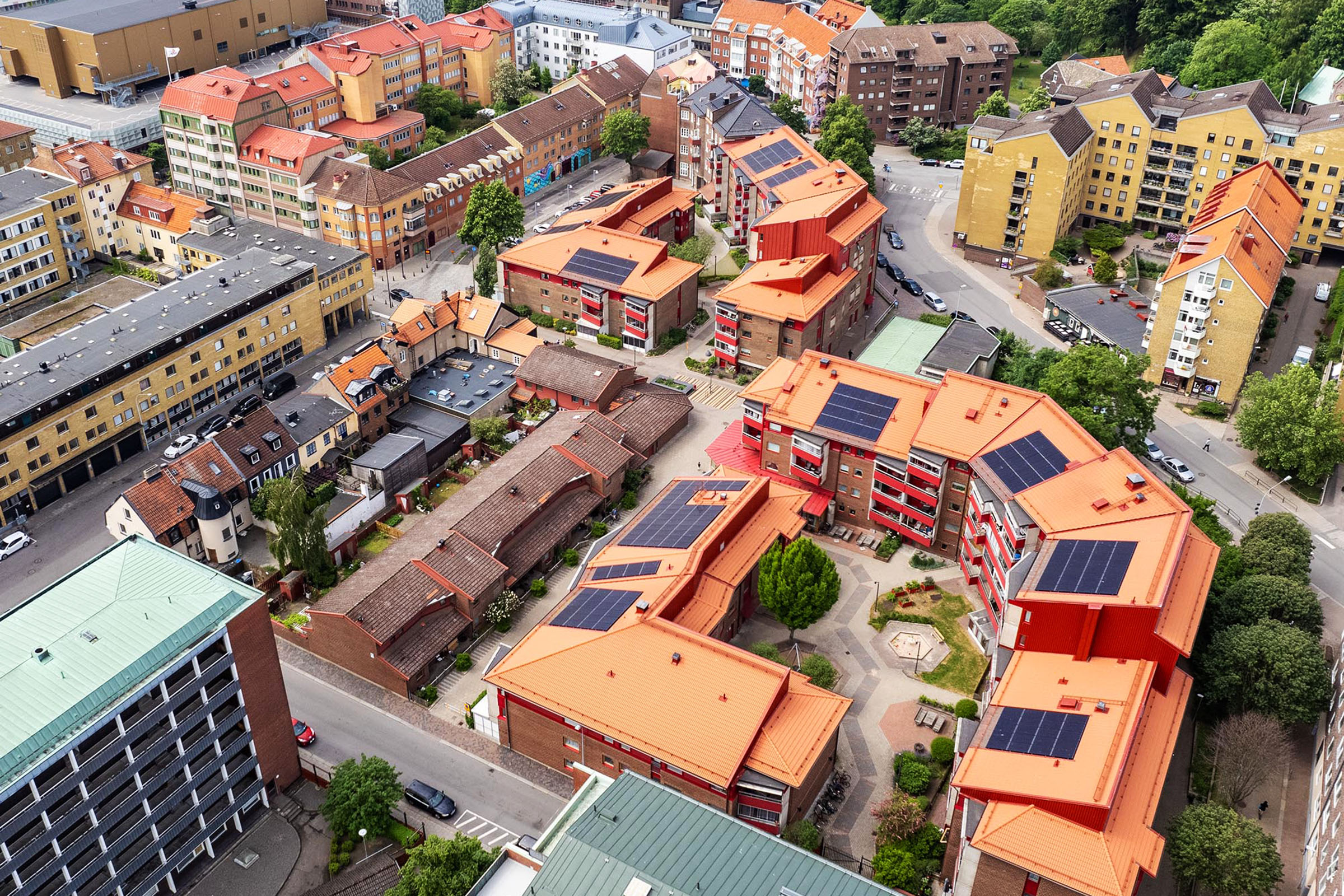 Söder - flygfoto