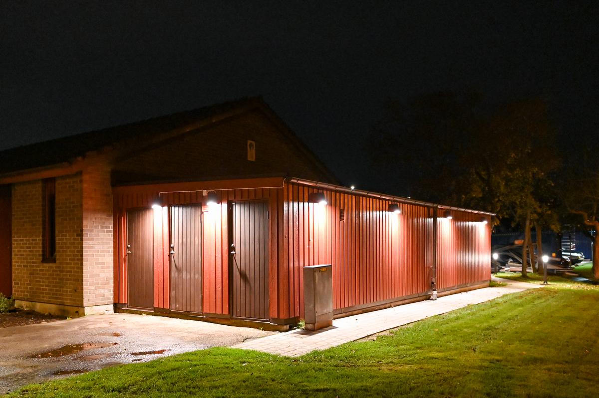 Ny starkare belysning efter trygghetscertifiering på Ödåkra.